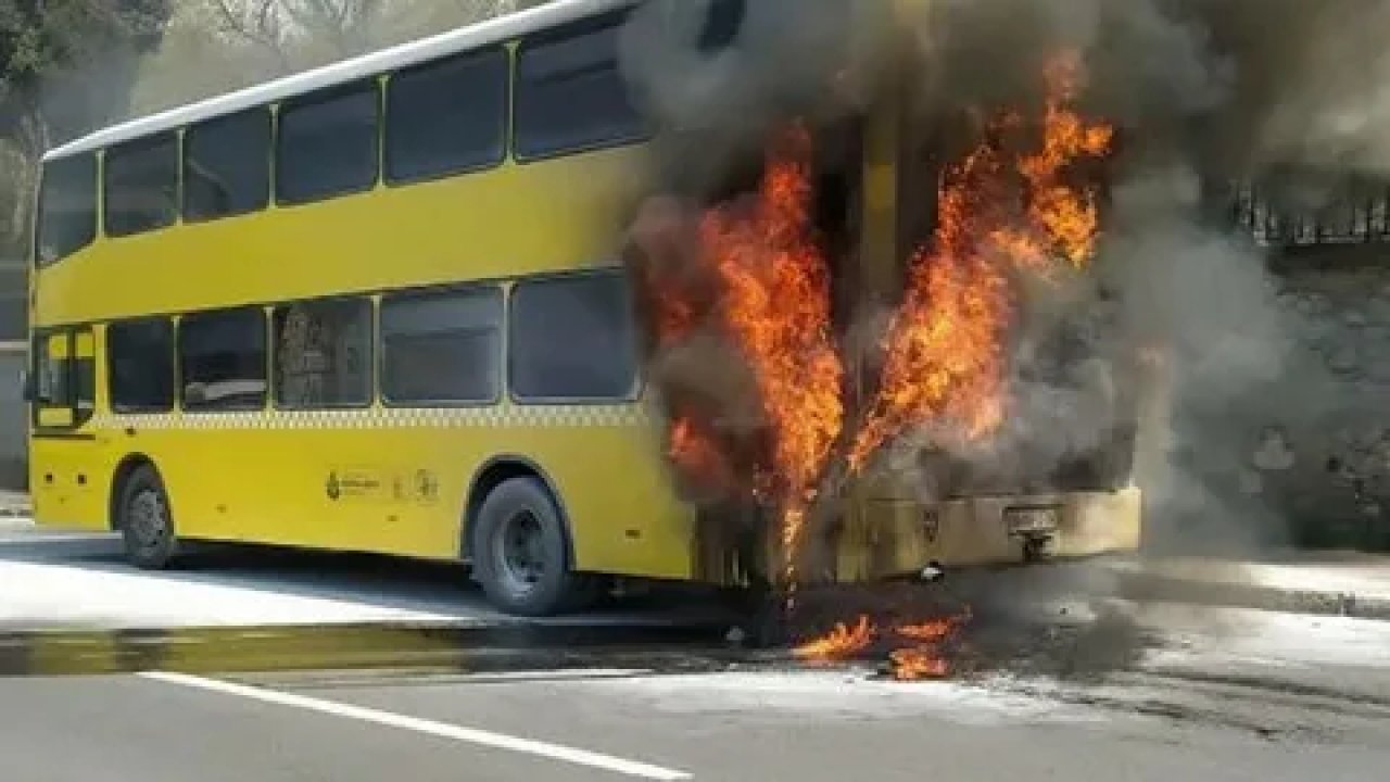 Şişli Bomonti Tüneli'nde İETT Otobüsünde Yangın: Trafik Kapanmasına Neden Oldu…